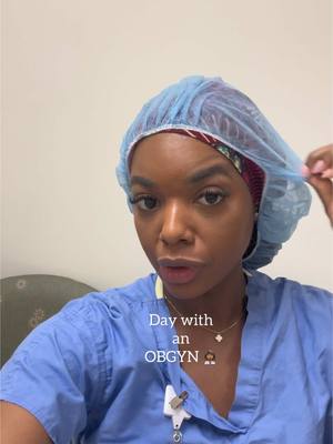 A post by @drchi_fit on TikTok caption: Spend the day with me as an OBGYN🫶🏾#obgyndoctor #attending #oncalllife 