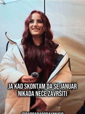 A post by @barbarabobakmusic on TikTok caption: Januar, januar 😂 #fyp #fypシ #foryou #foryoupage #barbarabobak #balkan #music #viral #goviral #foryourpage #xyzbca 