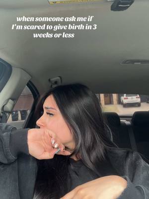 A post by @ashleyyzaratee on TikTok caption: Scared .. who… 🙂 #pregnantmama 