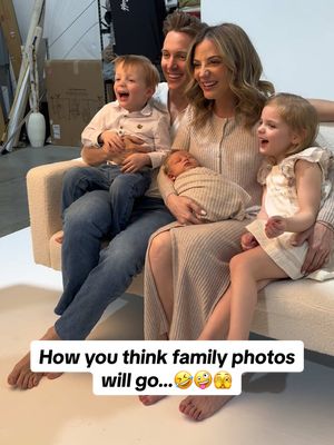 A post by @thedaniaustin on TikTok caption: 2 toddlers & a newborn = complete chaos 🤣🫣🤪