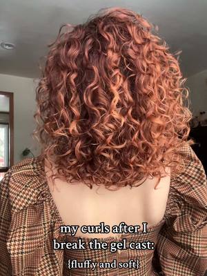 A post by @meganciafre on TikTok caption: My fav part of the hair routine 😋