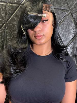 A post by @a.nesyyaa on TikTok caption: 🥰💕closure quick weave with heavy layers #fyp #viral #houstonhairstylist #batonrougehairstylist 