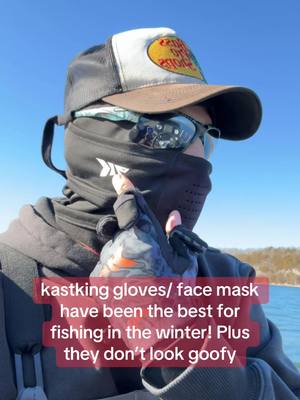 A post by @thatdadkeanan on TikTok caption: That face mask is hella comfy too. #kastkings #fishing #lakeoftheozarks #nitro #bass 