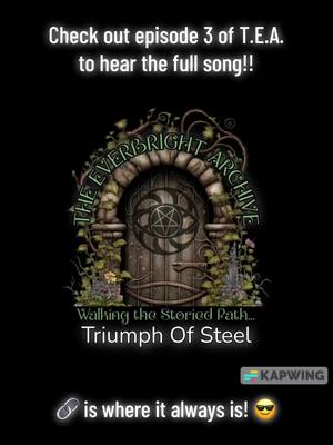 A post by @sphinxakashaa on TikTok caption: Check out this song I wrote for #TheEverbrightArchive #TriumphOfSteel it seriously KICKS!!!! 