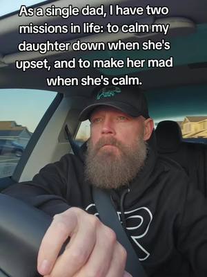 A post by @s.exceen on TikTok caption: I live for this #FatherDaughter #Daughter #Calm #Upset #Mission #SingleDad #Dads #DadLife #Fyp 