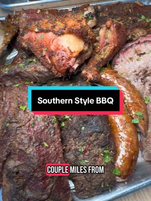 A post by @vegasstarfish on TikTok caption: Las Vegas has a brand new southern style BBQ restaurant big on Cajun flavors. This is Hattie Marie’s and it’s owned and operated by local NFL Legend, linebacker Brandon Marshall. You can see his trophy from Super Bowl 50 on display when you visit. Go for the fried catfish, shrimp & lobster, stay the moist brisket, tender meats, house made gumbo, beignets & affordable drinks. #vegas #lasvegas #vegasstarfish #vegasbbq 