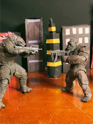 A post by @jason1132045 on TikTok caption: GMK played too much… #godzilla##kong#gmkgodzilla#cocobred#godzillaactionfigures#actionfigures#comedy