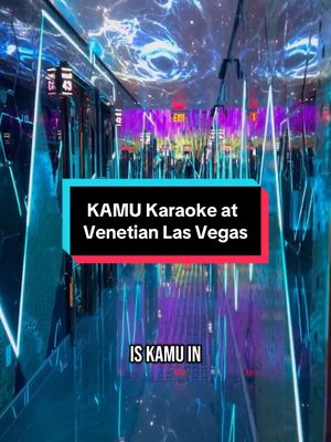 A post by @vegasstarfish on TikTok caption: KAMU Karaoke is one of the most affordable and convenient spots on the Las Vegas Strip to book a private VIP suite for your party, reception or group event. They have a great menu, fun themes and inexpensive bottle service. #vegas #lasvegas #vegasstarfish #vegaskaraoke 