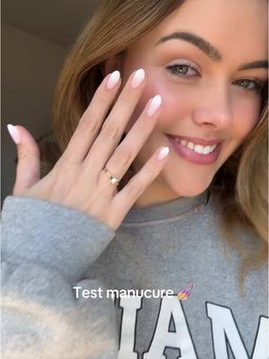 A post by @lolachristien on TikTok caption: Aujourd’hui j’ai testé la manucure que je voulais pour le jour du mariage 💅🏼👰🏼‍♀️ #mariage #mariage💍 #mariee #mariee2025 #futuremariee #demandeenmariage #ongle #manucure 