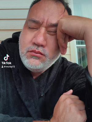 A post by @mcnip72 on TikTok caption: #tired #sleepy #notawakeyet #coffee #hottea #morningvibes #gobacktobed #sleep #notawake #yawn #tireddad #singledadlife 