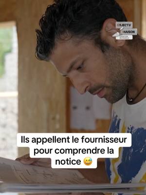 A post by @6terofficiel on TikTok caption: Pas toujours facile de comprendre les notices 😅 #ObjectifMaison chantier en famille, tous les mardis à 21:10