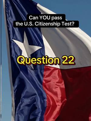 A post by @globalsculptor on TikTok caption: #uscitizenship Test Question 22 🇺🇸 #immigration #uscis #citizen #citizenship