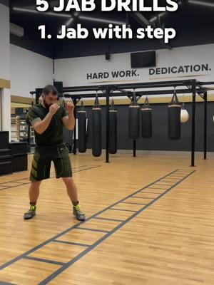 A post by @heavybagpro on TikTok caption: Improve your jab and sharpen your boxing skills with these dynamic drills! 🥊🔥  Move with precision, build power, and level up your technique.  Ready to take it to the next level? Get the Heavy Bag Pro app and start training like a pro! 📲💪  #BoxingDrills #HeavyBagTraining #JabLikeAPro #BoxingWorkout #TrainHard #FightReady #BoxingLife #PunchPower 