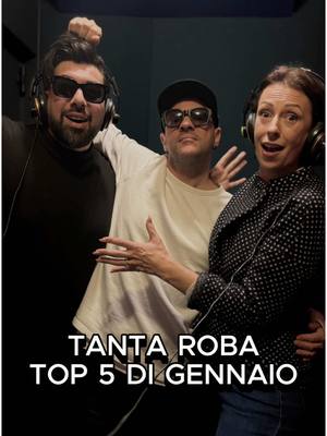 A post by @radio.piterpan on TikTok caption: “Le top five di gennaio”,   tanta roba di Salvo Gagliano dj e Monica Morgan🎤 #tantaroba #radiopiterpan