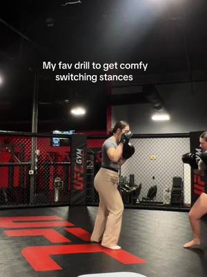 A post by @hcrowls on TikTok caption: line drills are soooo good #muaythai #kickboxergirl #muaythaitips 