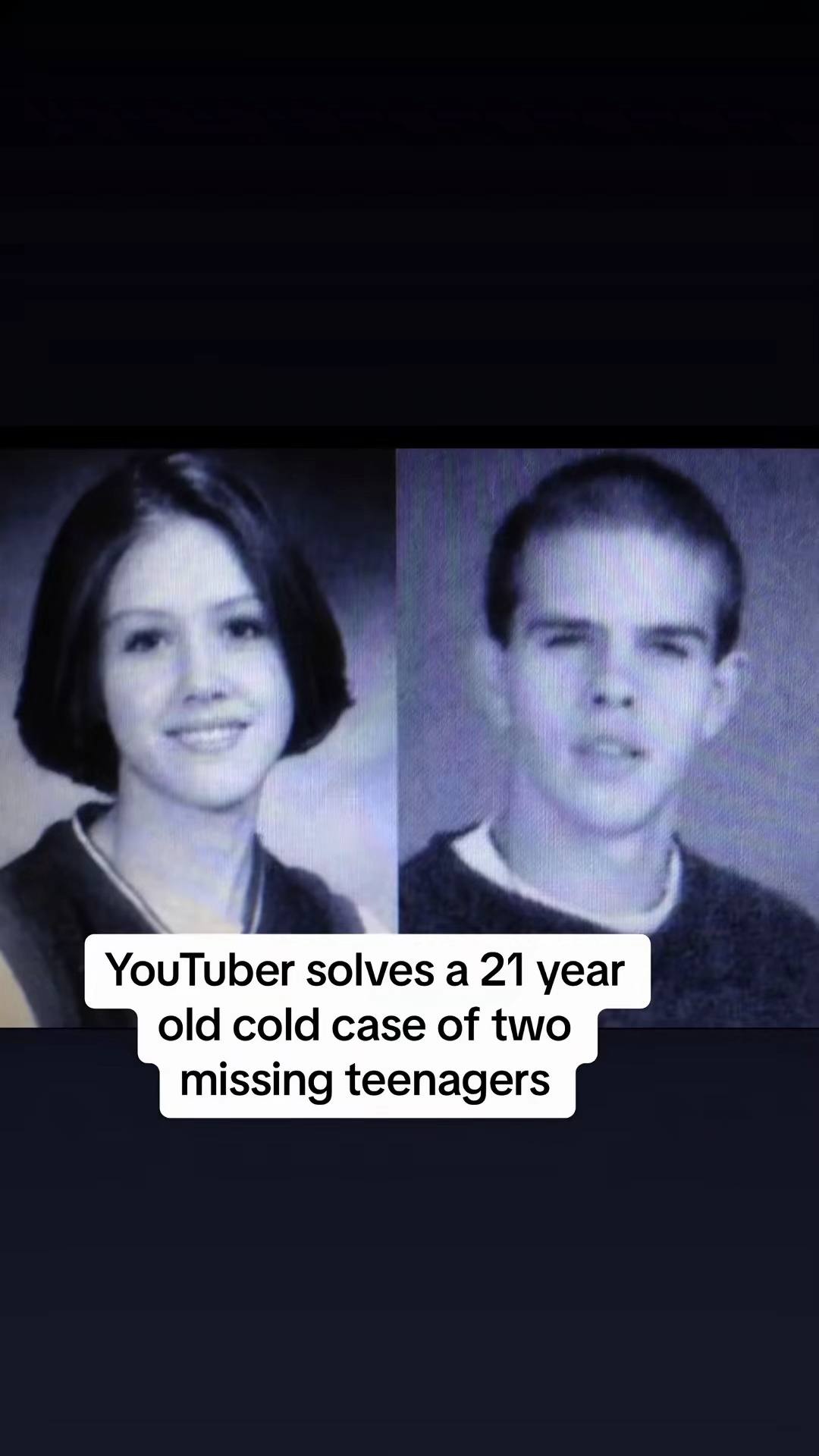 A post by @tellmemurder on TikTok caption: #truecrime #crimetok #coldcase #fyp #foryoutruecrime #foryou #foryoupage #truecrimetiktok #unsolvedmysteries #missingpeople 