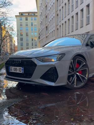 A post by @rcneo on TikTok caption: Nardo grey RS7 🩶🔥 #audi #rs7 #viral #cars #fyp #pourtoi #carspotting #audirs #foryou #nardogrey #grisnardo #fypageシ #germancars #lyon 