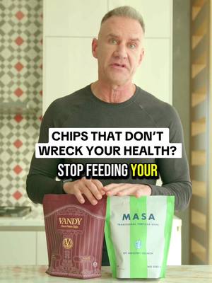 A post by @brecka.clip on TikTok caption: Ancient Crunch is changing the game: ✔️ Organic, non-GMO ingredients. ✔️ Fried in 100% grass-fed beef tallow (no toxic seed oils!). ✔️ No MSG, no junk, just flavor. Stop feeding your kids seed oils—switch to something better. Healthier snacking starts here. #chips #tortillachips #potatochips #healthyfood #cleanfood #garybrecka #fyp