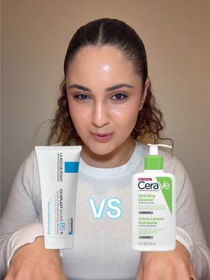 A post by @myssyjym on TikTok caption: 🚨La Roche Posay VS Cerave Les deux sont souvent comparés à cause de leur couleur et leur présence en pharmacie … mais même si elles ont des points communs elles ne proposent pas la même chose 😉 Et toi tu es team @La Roche-Posay ou @CeraVe ?  #larocheposay #cerave #skincare #testproduit #dupe #soindelapeau #skincareproducts 