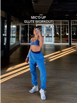 A post by @whitneyysimmons on TikTok caption: LEGS GET IT 🥵 MIC’D UP GLUTE WORKOUT ‼️🌶️❤️‍🔥 from the @Alive App 🫶🏼 1️⃣ 4x5 bb hip thrust 2️⃣ 3x8 glute dom bb rdl #gluteworkout #gluteday #legsworkout #micdup #workoutforbeginners #workoutforwomen #womenworkouts 