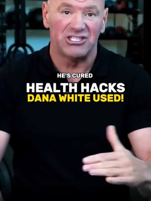 A post by @breckabites on TikTok caption: The Health hacks that transformed Dana White's health! #health #diet #advice #garybrecka 