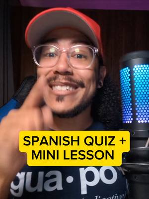 A post by @blacklingual on TikTok caption: Here's a little Spanish quiz + a mini Spanish lesson. Hope it helps! 🫡 #blacklingual #spanishquiz #beginnerspanish #spanishtips #spanish101 #spanish1 #spanishlesson #spanishlessons #spanishlearner #spanishtutor #spanishcoach 