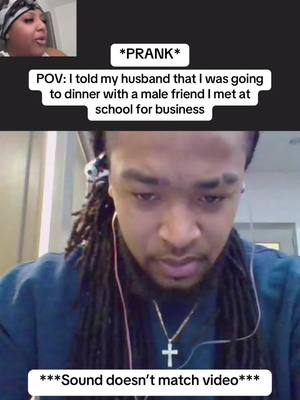 A post by @ibetretre on TikTok caption: He had me cryinggggg laughing listening back! We are funny asl fr 😂😂😂😂 yes I told him I was just playing #fyp #foryourpage #foryou #foryoupage #fy #trending #couple #prisontiktok #prisonwife #prisonwifelife #prisonwifetok #comedy #couplecomedy 