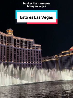 A post by @vegasenespanol on TikTok caption: 🎰✨ ¡#LasVegas te espera con momentos de lista de deseos que no puedes perderte! 🌟 ¿Qué momento épico te gustaría tachar de tu lista en Las Vegas? 😍 #Vegas #VisitaLasVegas #ViajesTikTok 