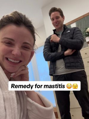 A post by @thedaniaustin on TikTok caption: *will try anything to cure mastitis*