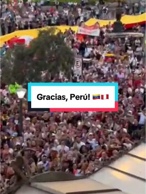 A post by @mariacorinaya_ on TikTok caption: GLORIA AL BRAVO PUEBLO!  Gracias, mis queridos venezolanos en Perú! Pronto volverán a casa y estaremos juntos, construyendo una gran nación, en LIBERTAD y celebrando en las calles de toda Venezuela!
