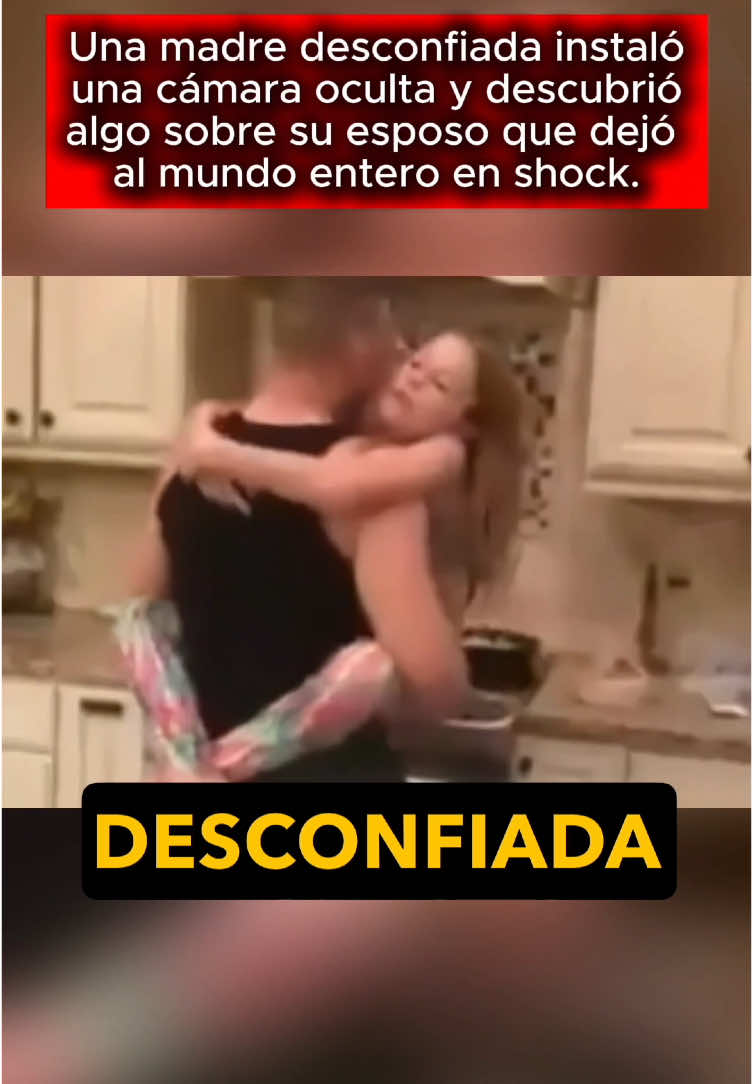 A post by @historiasraras00 on TikTok caption: Una madre desconfiada instaló una cámara oculta y descubrió algo sobre su esposo que dejó al mundo entero en shock. #usa #us #learnontiktok #truestory