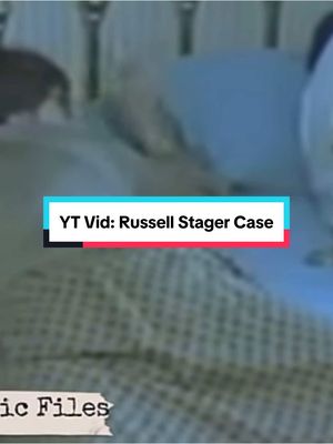 A post by @makingatruecrimerer on TikTok caption: Russell Stager predicted his own death. #truecrime #crimestory #russellstager #forensicfiles #barbarastager #truecrimetok #makingatruecrimerer full video on that other place 😀