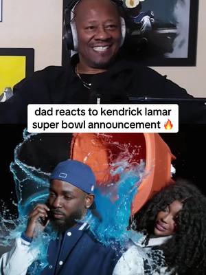 A post by @bridgingthegapyt on TikTok caption: Ya’ll ready for the Super Bowl?? #bridingthegap #dadsoftiktok #dadreacts #kendricklamar #sza #SuperBowl #performance #30for30 #luther 