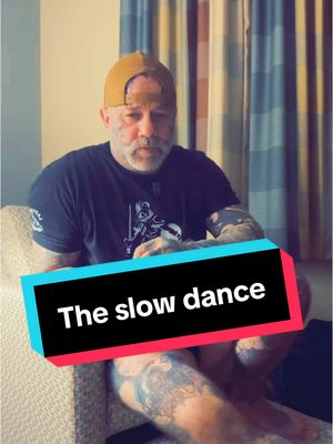 A post by @ryaneternal on TikTok caption: Thank you grandpa for all your lil tidbits of knowledge #over40club #iwishgrandpasnerverdied #over40 #40andover #40andoverclub #slowdance #slowdancing #tattooedmen #inkedmen #silverfox