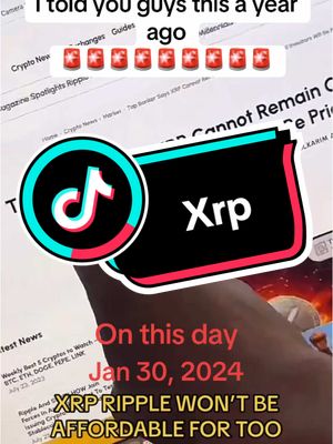 A post by @calvindhillclips2.0 on TikTok caption: #onthisday you need to get Xrp at this price or you won’t be able to afford it again trust me #xrp #xrpcommunity #xrparmy #ripple #ripplexrp 