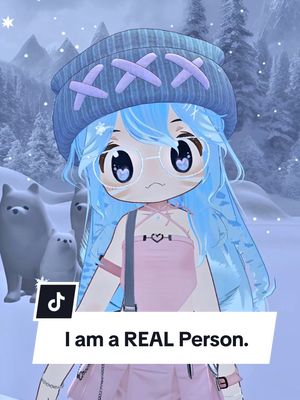 A post by @ayayathefoxo on TikTok caption: Sometimes it's easy to forget that Vtubers are REAL people too 🤍❄️ We are just like you guys <3 #real #person #vtubers #Love #understand #vrc #vrcommunity #witch #streamer #foxtuber #gamer #foxo #ayaya #vrchat #fyp #relate #foryou #witchtok  #relatable 