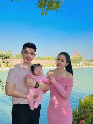 A post by @yunn1k998 on TikTok caption: သမီး ဘယ်သူ့နဲ့မှ မဆော့ချင်ဘူး နော် 🤪💖 @Xing Xing 🎀💖 @Min Thu Kyaw Khaung #fyp #foryou #foryoupage #tiktokmyanmar #trendingtoday #family 