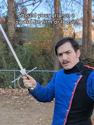 A post by @robinswords on TikTok caption: #sword #swordtiktok #hema #fencing #martialarts #sca #larp #fyp 