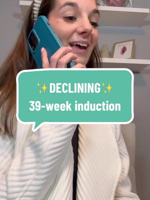 A post by @tranquilitybyhehe on TikTok caption: ✨39-week Induction✨ • • • • • • Your doctor should NOT: 🚨pressure you to induce when you have made clear your preferences for spontaneous labor 🚨put a date on the calendar without your permission 🚨manipulate you into thinking if you don’t have a date on the calendar, you may not be able to be induced at all 🚨scare you into thinking the “calendar is getting full” (if that’s *truly* the case, sounds like the hospital has other issues for their admin to figure out— like how to properly serve a community that has outgrown its capacity and ability to serve said community). Btw— if you need an induction, I PROMISE they’ll find the space to induce you. 🚨use the scare tactic that your baby might die without the induction (not applicable to medically necessary inductions) 🚨steamroll you into believing the ARRIVE trial (which has manyyyyyyy holes in it) is the only data surrounding due dates and inductions (far far from it) • The goal is to have a provider that is aligned with your goals, honors your preferences and supports the way *YOU* want things to go down! • Not all OBs are created equal- we know this! Find a provider that makes you feel safe, seen and supported! • A Swedish study done over 14 years and included more than 1M participants showed clear results— inductions done without medical need are not helpful.. and actually can cause complications or the need for further intervention.  • ✨PMID: 26776817✨ • Trust your body’s wisdom. Unless there’s a medical reason to intervene, waiting for labor to start naturally can set the stage for a smoother, more empowering birth experience. • Screenshotted in this video: https://www.obgproject.com/tag/arrive/ • • • #duedate #duedatetoday #duedates #birthprep #birthplan #hospitalbirth #induction #induced 