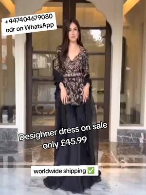 A post by @toni_collection on TikTok caption: #pakistanisuit #style #ladiesclothes #stylecollections #punjabidress #bridal #sharara #handembroidery #designerlehenga #blacksuit #pakistanidresses #fashionlady #suitlife 