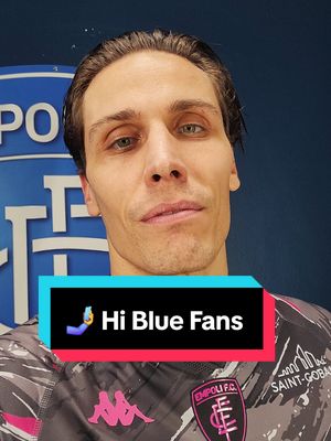 A post by @empolifootballclub on TikTok caption: 🤳 Ciao tifosi azzurri, vi aspettiamo al #CarloCastellani #ComputerGrossArena 💪 #Silvestri #EmpoliFC #AvantiAzzurro #TikTokCalcio #EmpoliFC #tiktokserieA 