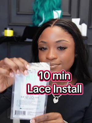 A post by @thehairdiagram on TikTok caption: ONLY 10 min using #boldholdlacetape  1.  Clean the skin using face wash or makeup wipes  2. Use Bold Hold Skin Protect . Dab 1-2 layers allow to dry completely  3. Cut your tape tabes to your desired size,  4. Remove the tabs from the mid section only(please see our youtube on how to cut tape properly 5. Apply your tape to the skin Lace your lace directly in top of the tape  6. Style as desired See our youtube “The Hair Diagram” for more details instructions.  www.thehairdiagram.com get yours now! Wig from @royalhairrehab 