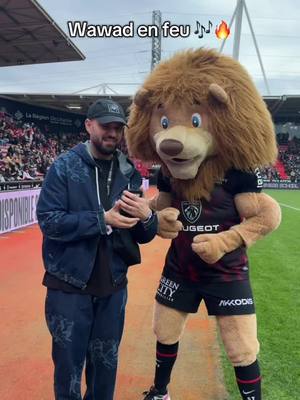 A post by @stadetoulousainoff on TikTok caption: On dirait l’originale 😱 Trop fort @Wawad Beatbox 🔥 #beatbox #toulouse #rugby 