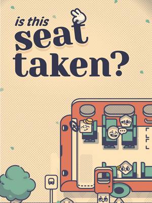 A post by @wholesomegames on TikTok caption: Wholesome Games Presents: Is This Seat Taken? Play matchmaker for groups of hilariously particular people in this puzzle game. Whether it’s the cinema, a bus, or a wedding, every setting introduces new characters with pet peeves that make seating them a delightful challenge. #cozygames #puzzlegames #cozygamer #indiegames