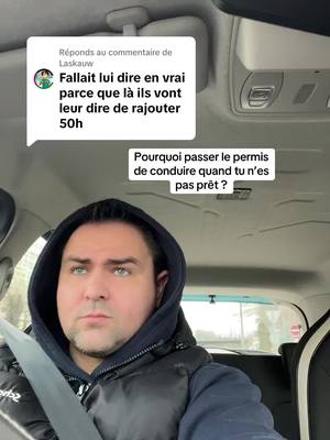 A post by @movedrivepermis on TikTok caption: Réponse à @Laskauw Elle passe le permis de conduire alors qu’elle est pas prête. C’est pour cette raison que les délais d’attente au permis de conduire sont extrêmement long. C’est pratique sont inadmissible si l’on changeait le fait d’aller à l’examen du permis de conduire et d’avoir comme objectif la réussite, on aurait suffisamment de place d’examen.#autoecole #voiture #permis 