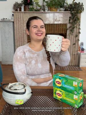 A post by @loupchee on TikTok caption: Merci de m'avoir tenu au courant de votre avancée dans le Dry January, et de la suite de cet engagement à prendre soin de vous 🙏🏼 Je suis super heureuse que @Lipton Tea Thé Vert m'ait permis de parler de bien-être au sens large et de le partager avec vous 🫖💚 #2tassesparjour #liptonthévert #lipton 