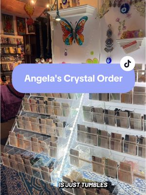 A post by @yourinnerlight on TikTok caption: What's your favorite tumble  you saw in this video? #yourinnerlight #tumbles #packingorder #crystallovers #lititzpa #thankyouforyoursupport #crystalsoftiktok #orderpacking 