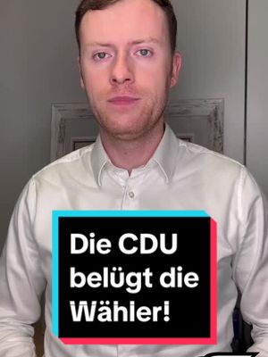 A post by @deutschland.kurier on TikTok caption: „Die CDU lügt uns Wähler schamlos an!“ | Jan Wenzel Schmidt (AfD)