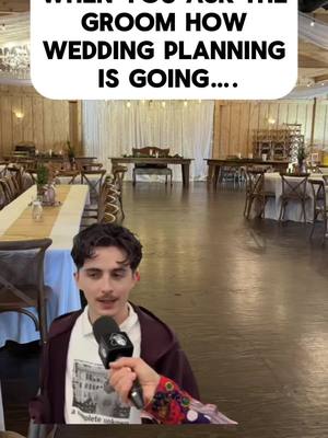 A post by @saraheclarke91 on TikTok caption: He has no idea what’s going on  #MemeCut #memenatal #Meme #MemeCut #memenatal #wedding #weddingtiktok #weddingtok #weddingplanning #2025bride #2025wedding #relateable #CapCut #foryoupage #lol #groom #fiance #fyp #tiktok #foryoupage #real #