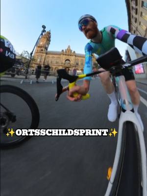 A post by @canyon_bicycles on TikTok caption: In Germany we call it ✨Ortsschildsprint✨ and I think that's beautiful  #MyCanyon #FYP